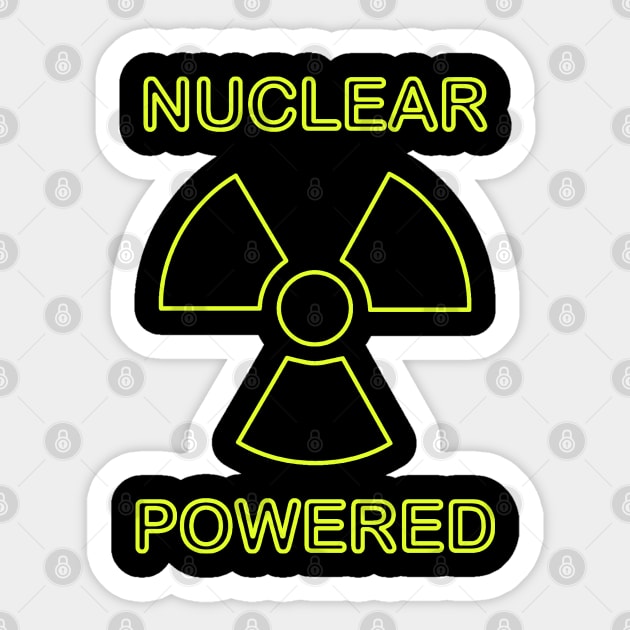 Nuclear Powered Logo Sticker by Parsonsarts